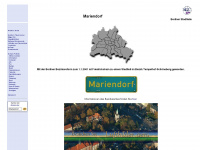mariendorf.de Webseite Vorschau
