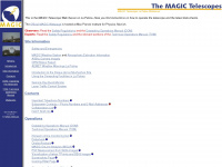 magic.iac.es Webseite Vorschau