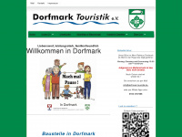 dorfmark-touristik.de Webseite Vorschau