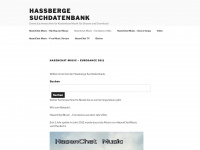 hassberge-suchdatenbank.de Webseite Vorschau