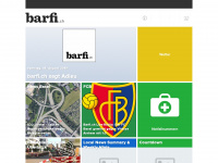 barfi.ch Webseite Vorschau