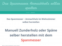 spanmesser.wordpress.com Webseite Vorschau