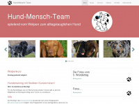 hund-mensch-team.at Webseite Vorschau