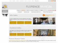 florence-museum.com Webseite Vorschau