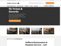 kaffee-partner.ch Webseite Vorschau