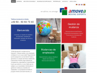 amovea.es Webseite Vorschau