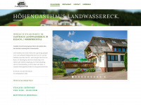 gasthaus-landwassereck.de Webseite Vorschau