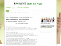 learn-life-week.de Webseite Vorschau