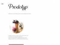 prodotyp.net Webseite Vorschau