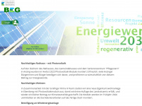 buergerenergie-ebersberg.de Webseite Vorschau