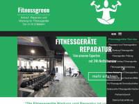 fitnessgreen.de Webseite Vorschau