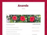 ananda75.wordpress.com Webseite Vorschau