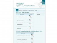 weber-agrartechnik.at Webseite Vorschau