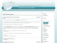 alte-sap.org Webseite Vorschau