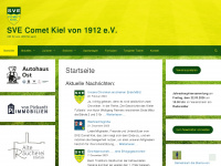 sve-comet-kiel.de Webseite Vorschau