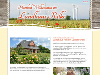fehmarn-landhaus-rilke.de Webseite Vorschau