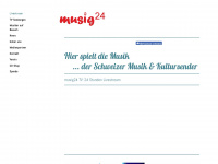 musig24.tv Webseite Vorschau
