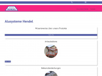 hendel-alu.de Webseite Vorschau