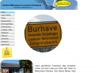 traumurlaub-burhave.de Webseite Vorschau