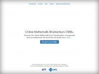 omb-physik.de Webseite Vorschau
