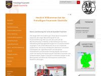 feuerwehr-glashuette.com Webseite Vorschau