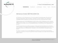 metreuhand.ch Webseite Vorschau