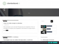 clientenbond.nl Webseite Vorschau