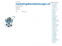 marketingdienstleistungen.ch Webseite Vorschau