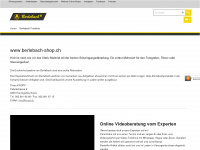 berlebach-shop.ch Webseite Vorschau