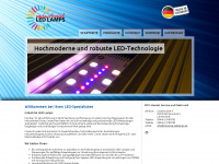 industrial-ledlamps.com Webseite Vorschau