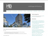 h2b-aktuare.de Webseite Vorschau