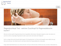 regenduschkopf-test.de Webseite Vorschau