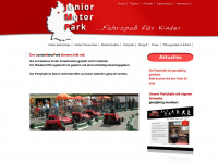 juniormotorpark.de Webseite Vorschau
