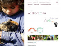 kinderhaus-zottele.com Webseite Vorschau