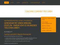 coachingcompany.ch Webseite Vorschau