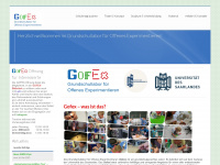 gofex.info Webseite Vorschau