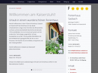 ferienhaus-sasbach.de Webseite Vorschau