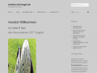 artefact-3d-target.de Webseite Vorschau