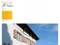 hof-ratell.ch Webseite Vorschau