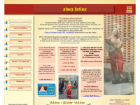 alma-latina.eu Webseite Vorschau