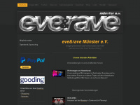 eve-rave.org Webseite Vorschau
