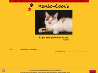 mambo-coons.de Webseite Vorschau