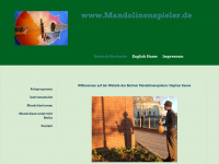 mandolinenspieler.de Webseite Vorschau