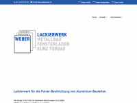 weber-lackierwerk.ch Webseite Vorschau