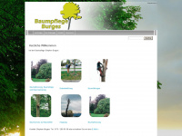 baumpflege-burges.de Webseite Vorschau