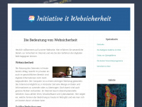 initiative-it-websicherheit.de Webseite Vorschau