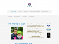 golfinscotland.de Webseite Vorschau
