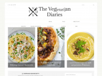 vegetarian-diaries.de Webseite Vorschau
