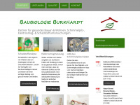 baubiologie-burkhardt.de Webseite Vorschau