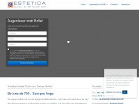 estetica-lasermed.com Webseite Vorschau